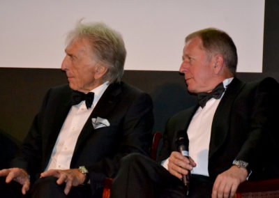 adams creative derek bell martin brundle lemans dinner