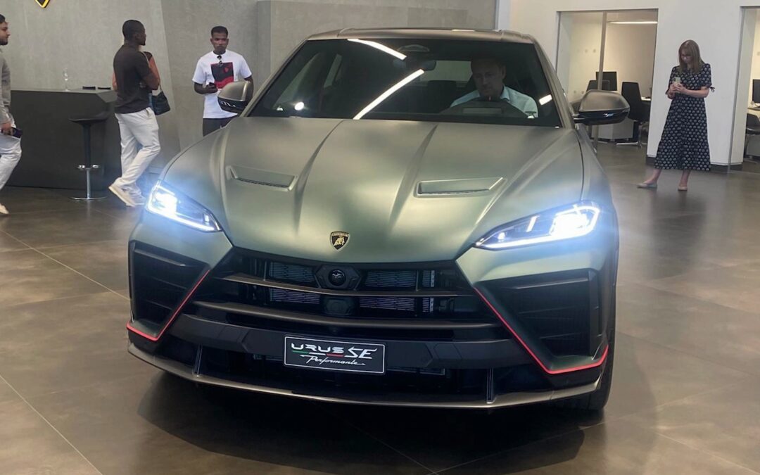 pictures taken from the lamborghini urus se performante launch for more visit httpswww adams uk c